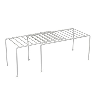Better Houseware Coated Steel Small Expanding Shelf, White (BTH1852)