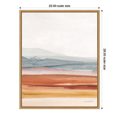 Amanti Art Sierra Hills 03 by Lisa Audit Framed Canvas Wall Art Print, 23" x 28" (A42675515967)