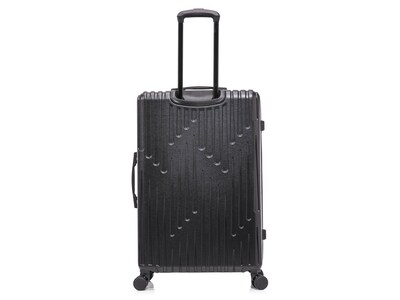 InUSA Drip 32.31" Hardside Suitcase, 4-Wheeled Spinner, Black (IUDRI00L-BLK)