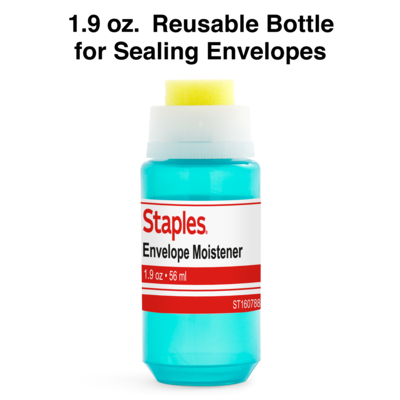 Staples 2 oz. Envelope Moistener, Blue (ST160788-CC)
