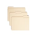 Smead 100% Recycled File Folders, 1/3-Cut Tab, Letter Size, Manila, 100/Box (10339)