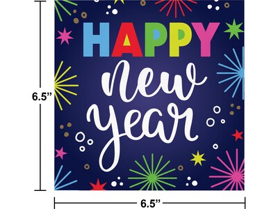Creative Converting New Years Eve Napkin, Multicolor, 48/Pack (DTC367016NAP)