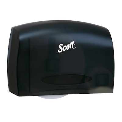 Scott Essential Coreless Jumbo Roll Bath Tissue Dispenser, Black (09602)