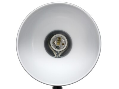 Creekwood Home Essentix Incandescent Desk Lamp, 14.25", Black Metal (CWD-1000-BK)