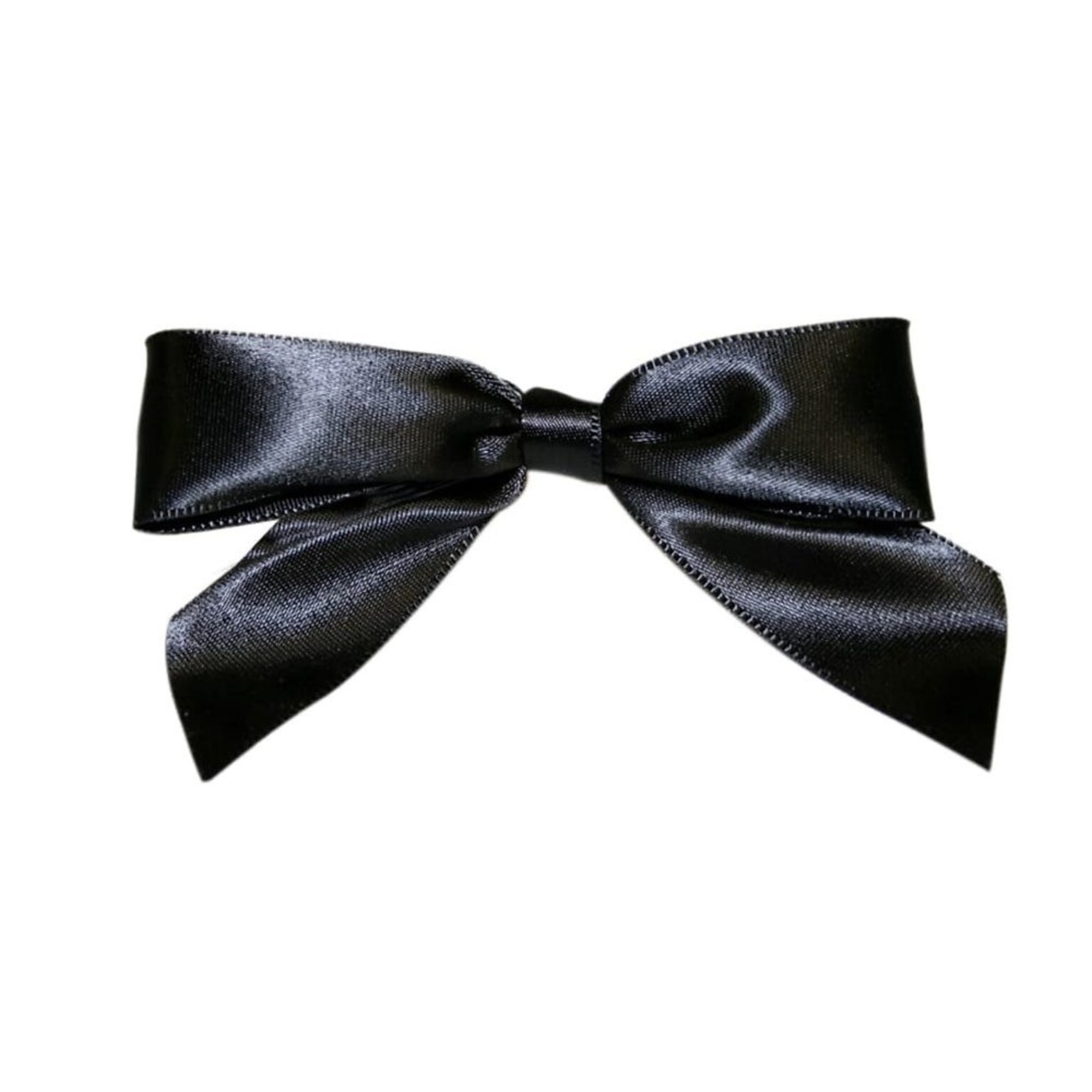 JAM Paper Satin Bows, Black, 100/Pack (52640349217)