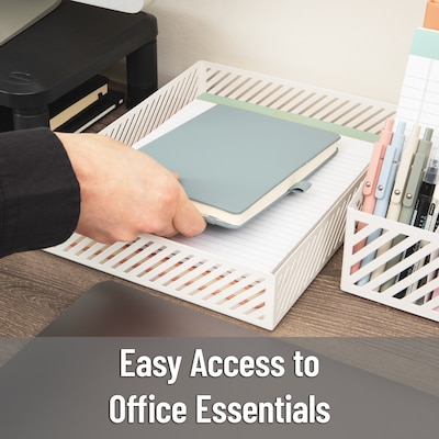 Mind Reader Paper Tray, White (MOSTRAY-WHT)