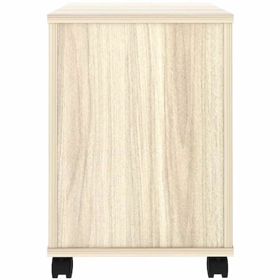 Lorell Essentials 2-Drawer Mobile Vertical Pedestal, Letter Size, Modern Elm (LLR66327)