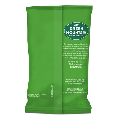 Green Mountain French Roast Ground Coffee Packs, Dark Roast, 50/Carton (4441)