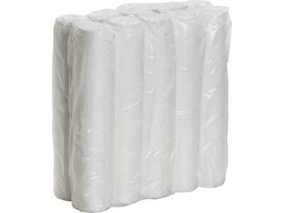 Dixie Reclosable Polypropylene Hot Cup Lid, 10/12/16/20 oz. Cup, White, 1000/Carton (DSL9542)