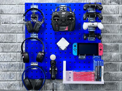 Triton Products LocBoard Pegboards with 46 pc. LocHook Assortment (LB1-BKit)