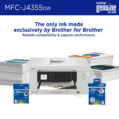 Brother INKvestment  MFC-J4355DW Wireless Color All-In-One Inkjet Printer, Best for Home Office