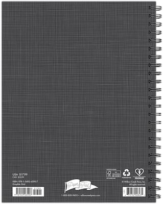 2026-2027 Willow Creek 6.5 x 8.5 Academic Year Weekly & Monthly Planner, Graphite Grid (65907)
