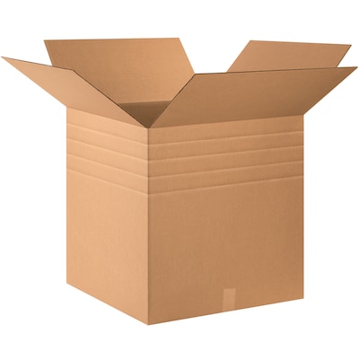 24 x 24 x 24 Multi-Depth Shipping Boxes, 32 ECT, 10/Bundle (MD242424)