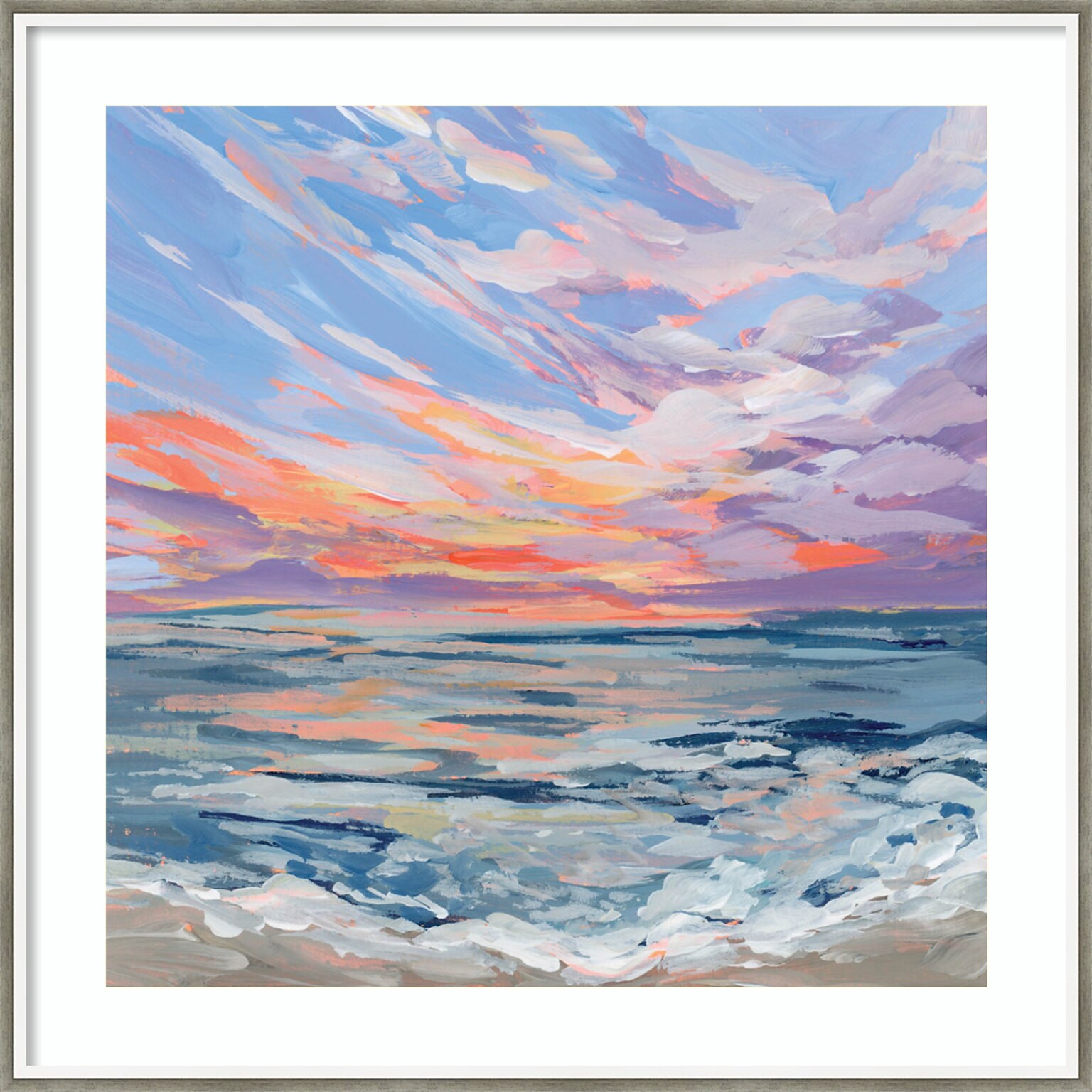 Amanti Art Virginia by Emily Kenney Wood Framed Wall Art Print, 33 x 33 (A42677158547)