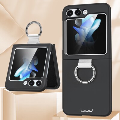 SaharaCase Venture Phone Case for Samsung Galaxy Z Flip6, Shock Absorbing, Scorpion Black (CP00586)