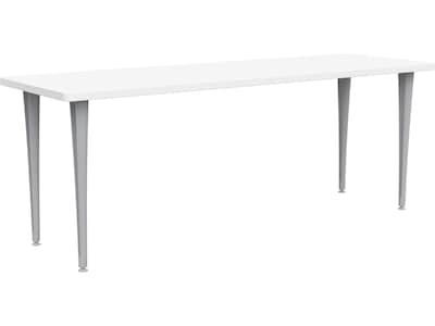 Safco Rumba Training Room Table, 24 x 72, Designer White (RBA7224PGSLDSWT)