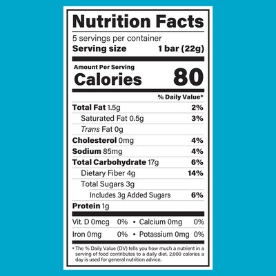 Skinny Crispy Gluten Free Vanilla Marshmallow Rice Treat, 3.9 oz., 5 Bars/Box, 3 Boxes/Pack (600-04176)