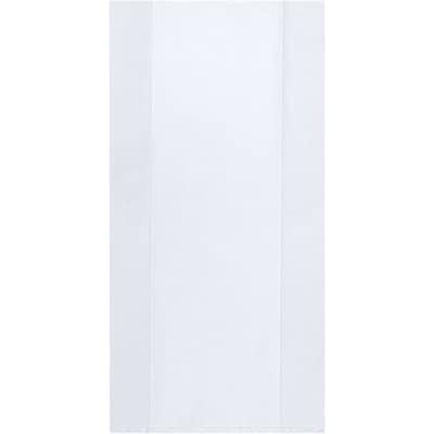 12 x 8 x 30 Gusseted Poly Bags, 2 Mil, Clear, 500/Carton (PB1610)