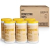 Perk™ Disinfecting Wipes, Lemon, 75 Wipes/Pack, 6/Carton (PK56665CT)