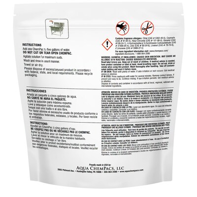 Diversey Aqua Chempacs Dishwashing Detergent, Lemon Scent, 40 Pacs/Bag (9320847)