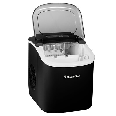 Magic Chef Countertop Ice Maker, Black (MCIM27B)