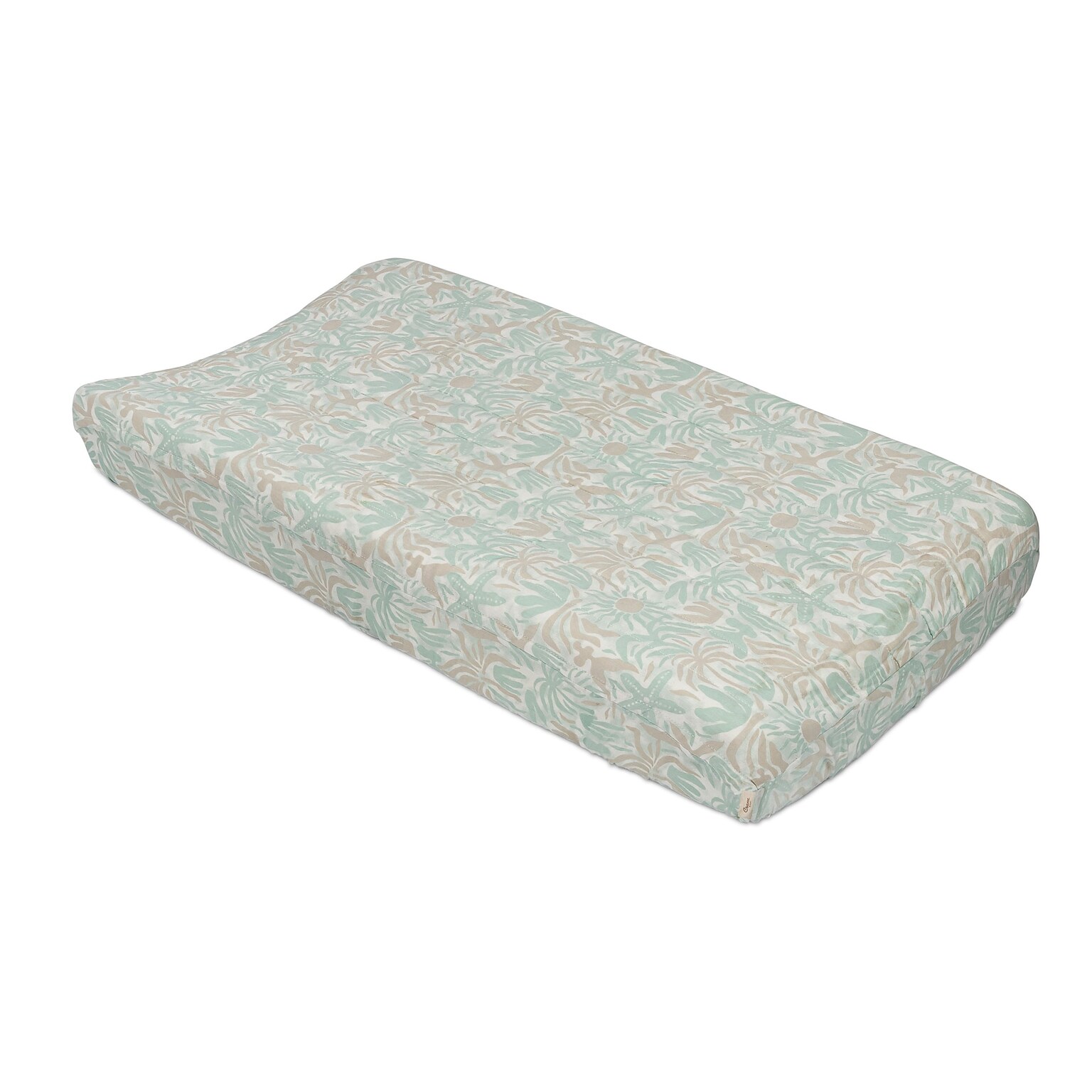 Cane Baby Cove Quilted Change Pad Cover, Beach Life (BC-160CPC-2)
