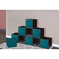 Niche Cubo 29.93 Qt. Foldable Fabric Storage Bins, Teal, 12/Pack (HTOTE12PKTL)