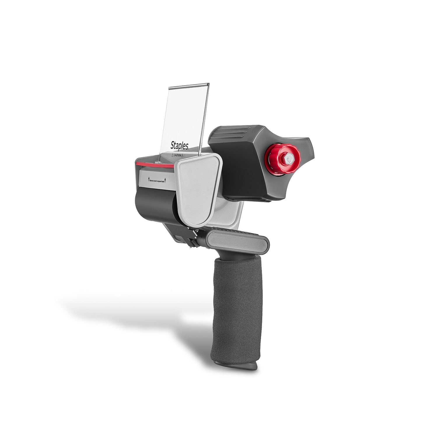 Staples Comfort Grip 3 Packing Tape Dispenser, Gray (ST56467)