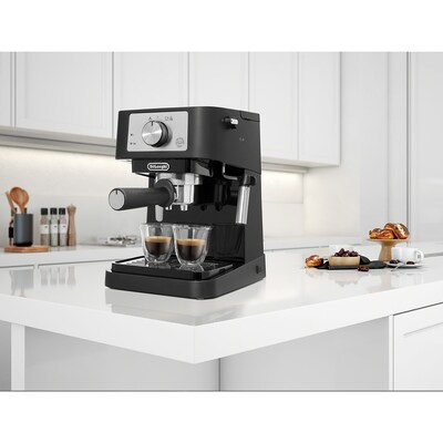 De'Longhi Stilosa 2-Cups Steam Espresso Machine, Black (EC260BK)