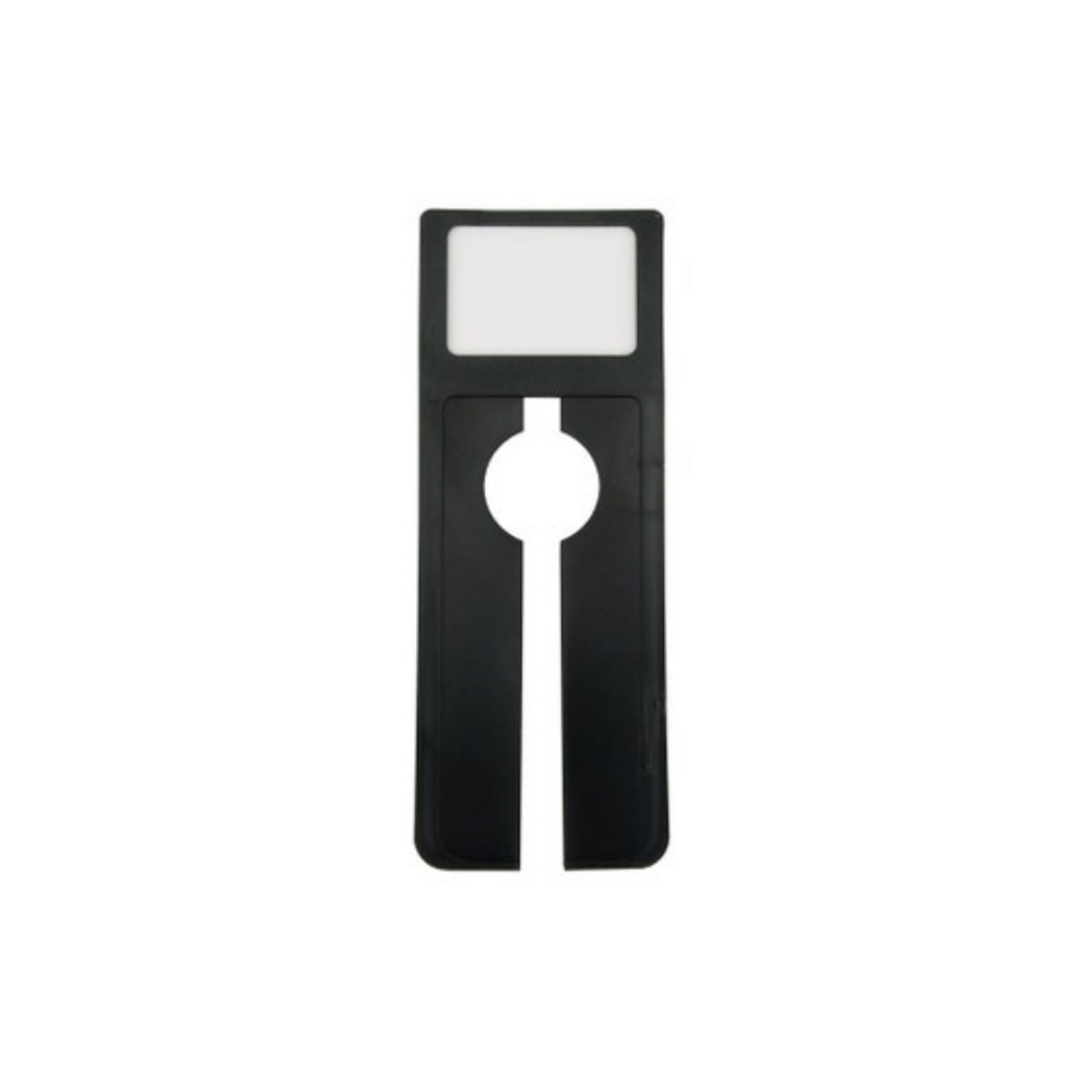Nahanco Deluxe Plastic Size Divider, Black, 50/Pack (D220B)