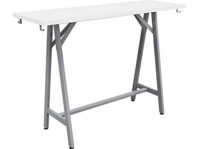 Safco Spark Teaming Table, 20 x 60, Designer White (SPK6020SLDSWT)