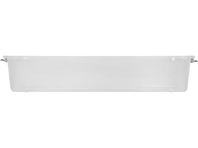 Iris 50 Qt. Latch Lid Underbed Storage Box, Clear/Gray (BCB-UB)