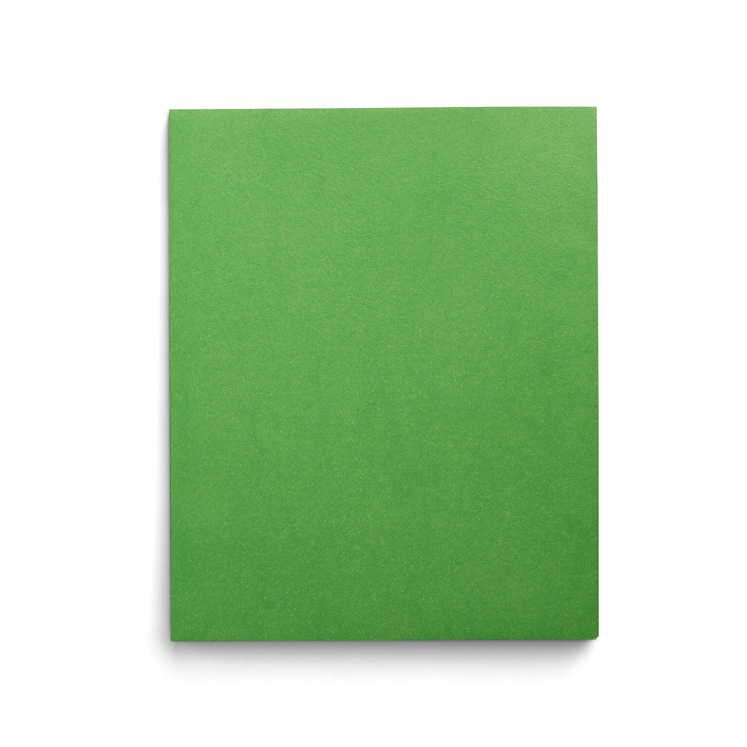 Staples Smooth 2-Pocket Paper Folder, Green, 25/Box (50753/27533-CC)