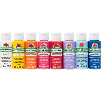 Apple Barrel Multi-Surface Acrylic Paint, 2oz., 16/Set (APPPROMOABMS1)