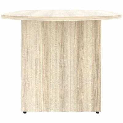 Lorell Essentials 72" Oval Conference Table, Laminate, Mahogany (LLR66370)