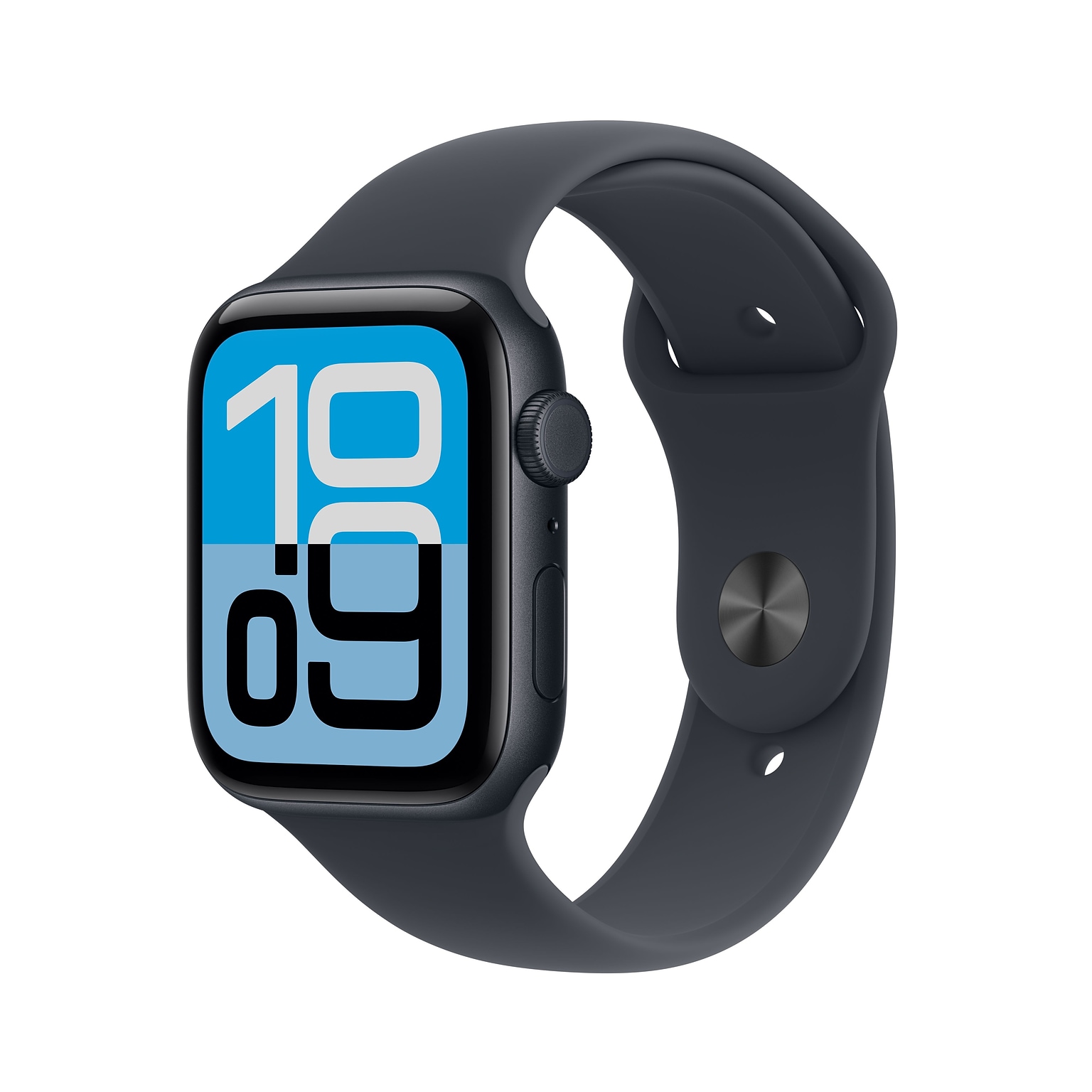 Apple Watch SE 3 GPS + Cellular Smartwatch, 44mm, Midnight Aluminum Case with Midnight Sport Band, Medium/Large (MEPJ4LW/A)