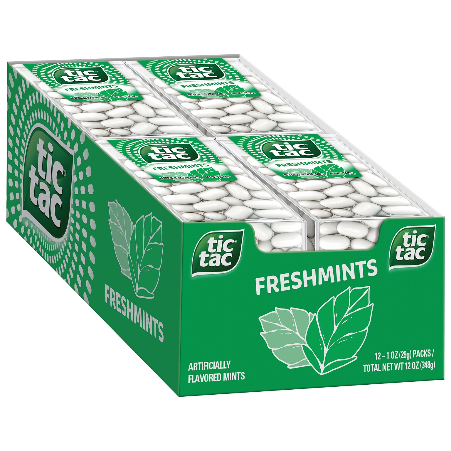 Tic Tac Freshmints, 12 Packs/Box (FEU00384)