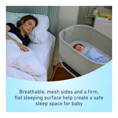Graco SmartSense Soothing Baby Bassinet, Luna (2217296)