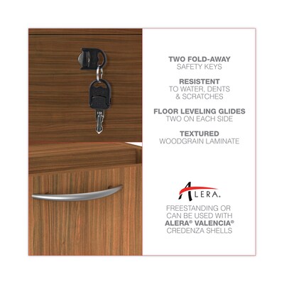 Alera Valencia Series Two-Drawer Lateral File, Walnut (ALEVA513622WA)
