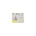 Quill Brand®  1/3-Cut  Fastener Folders, 2-Fasteners, Legal, Assorted Tabs, Yellow, 50/Box (7358YW)