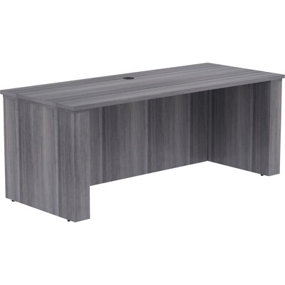 Lorell Essentials Series 72"W Electric Adjustable Standing Desk, Weathered Charcoal (LLR69578)
