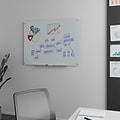 TRU RED™ Magnetic Tempered Glass Dry Erase Board, White, 4 x 3 (TR61196)