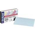 Oxford® Index Cards; 3x5, Ruled, Assorted Colors, 3000/Carton