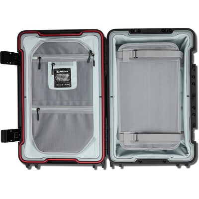 Pelican ATX 22 Hardside Carry-On Suitcase, 4-Wheeled Spinner, TSA Checkpoint Friendly, Black (HC22-00080-BLK)