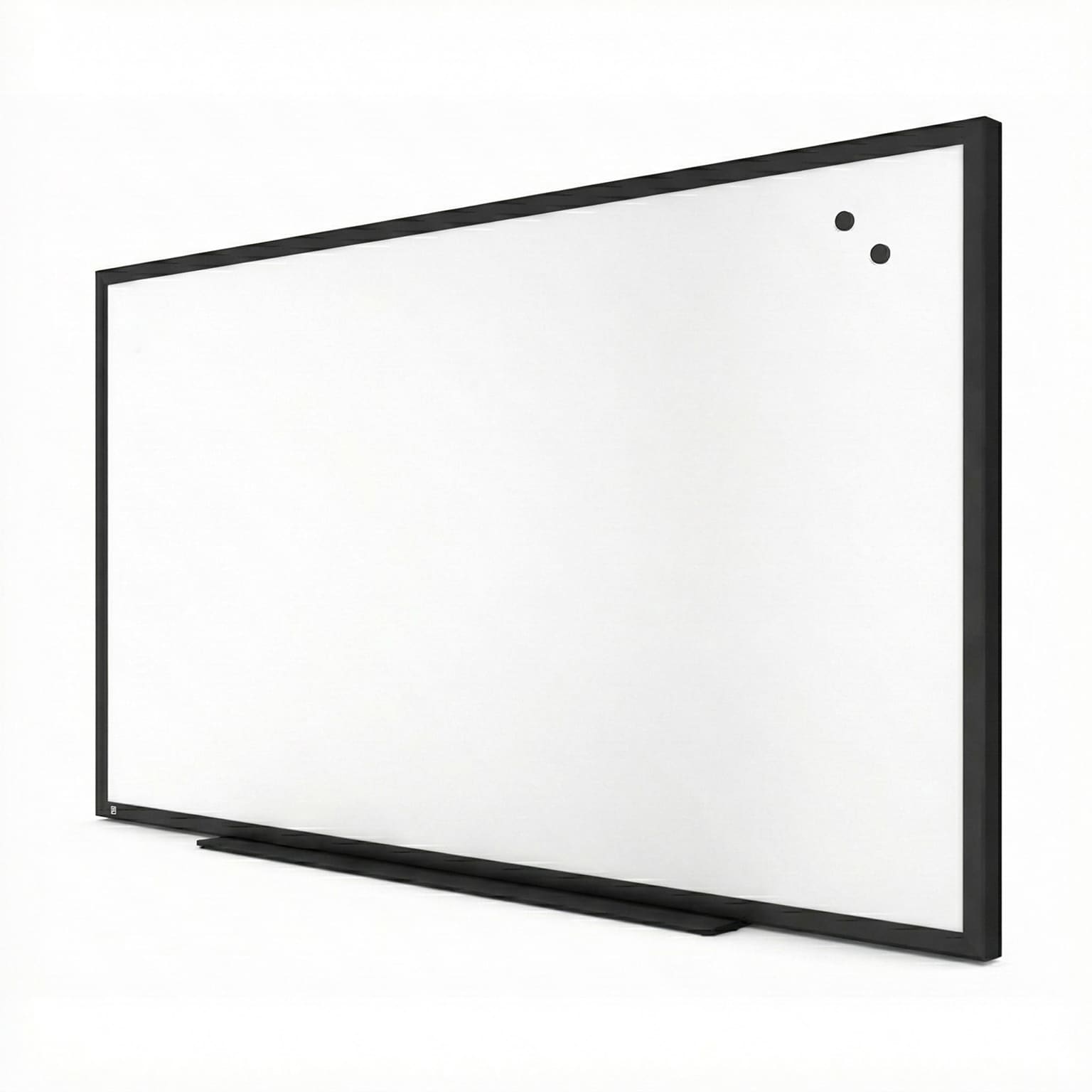 TRU RED™ Magnetic Porcelain Dry Erase Board, Black Frame, 6 x 4 (TR61190)