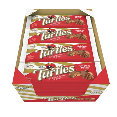 Turtles Original Chocolate covered Pecans Milk Chocolate Candy Bar, 1.76 oz., 24/Box (DCC501)