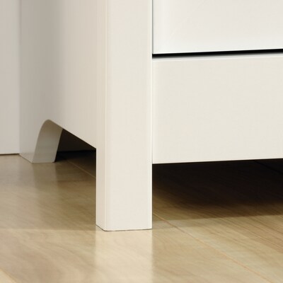 Sauder Cottage Road 71"H 5-Shelf Bookcase with Adjustable Shelves, Soft White (417593)