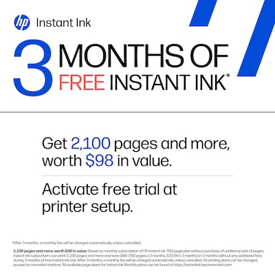 HP OfficeJet Pro 9125 Wireless Color All-In-One Printer, Scan, Copy, Fax, 3 Months Free Instant Ink, AI Enabled (C2VZ0A)