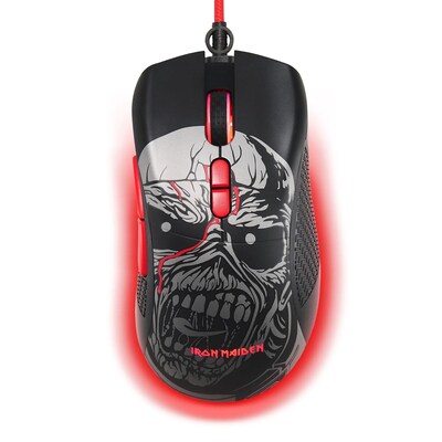 Subsonic IRON MAIDEN® Ergonomic Optical Gaming Mouse, Multicolored (SA5612-IM1)