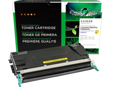 Clover Imaging Group Remanufactured Yellow Standard Yield Toner Cartridge Replacement for Lexmark C7